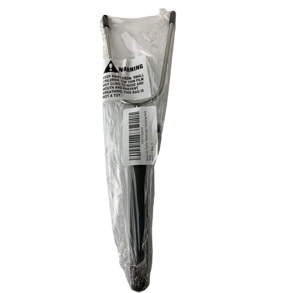 Grip on Tools Telescopic Camping Fork Extends to 24" Rubber Grip Handle New