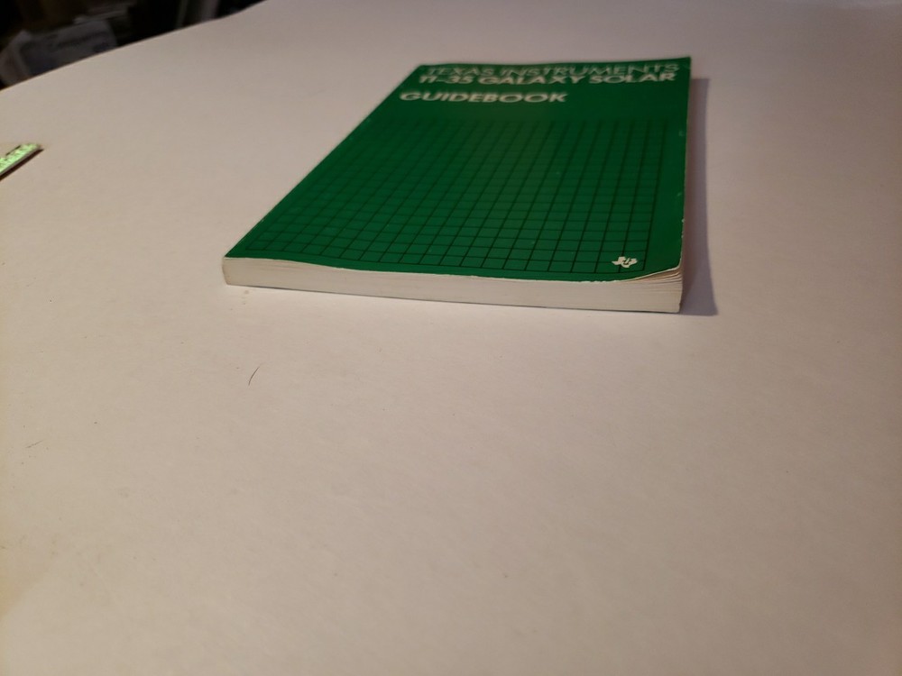 Texas Instruments TI-35 Galaxy Guidebook Vintage 1984