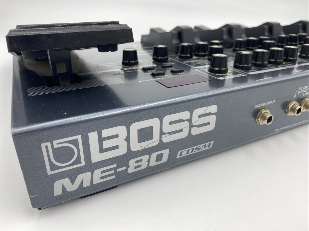 BOSS ME-80 Guitar Multiple Effects Pedal Board - Tested
