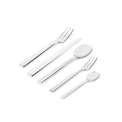 Santiago Cutlery, 5 Piece Set, Silver