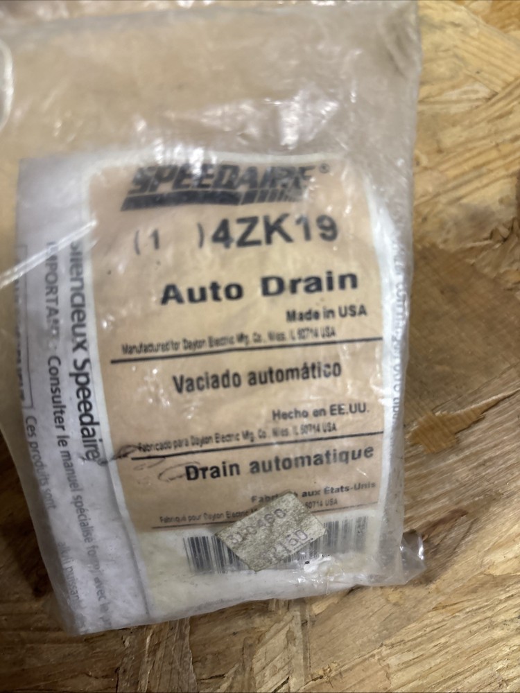 Speedaire 4Zk19 Kit, Auto Drain, Speedaire Intermediate