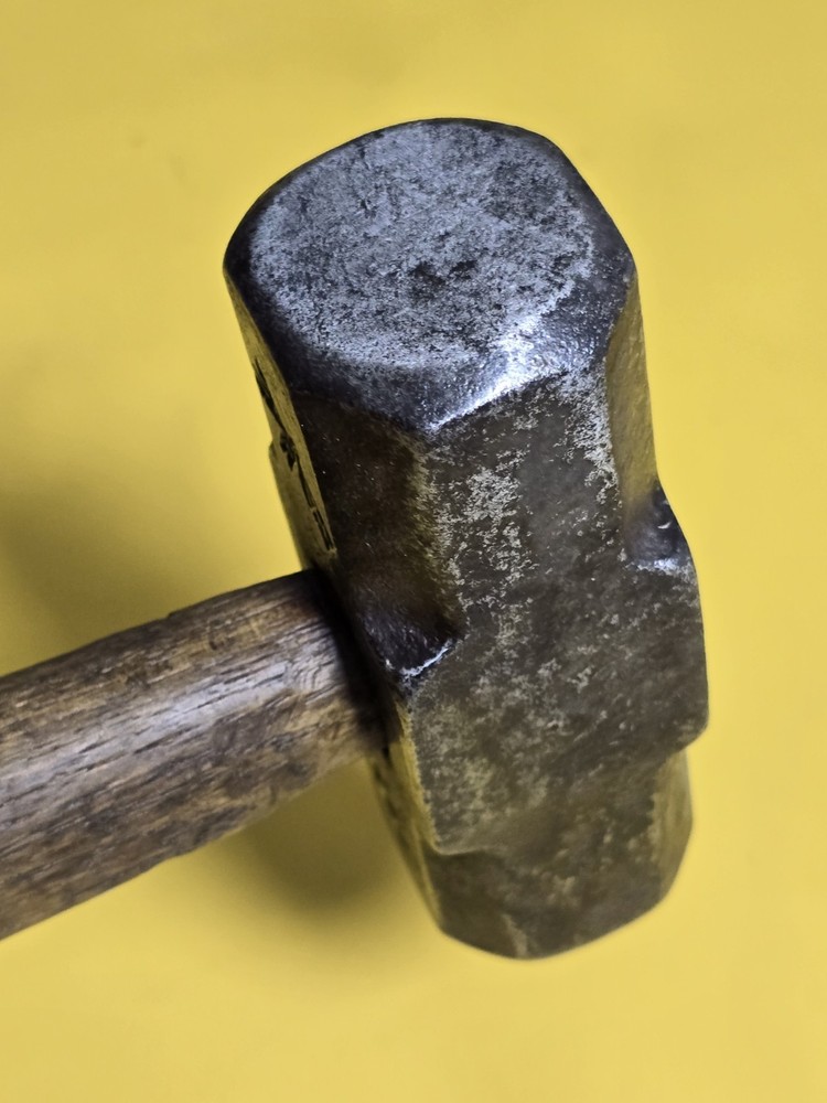 Vintage Awesome Rare PIKES 4lbs Sledgehammer With Short Handle Blacksmiths Tools