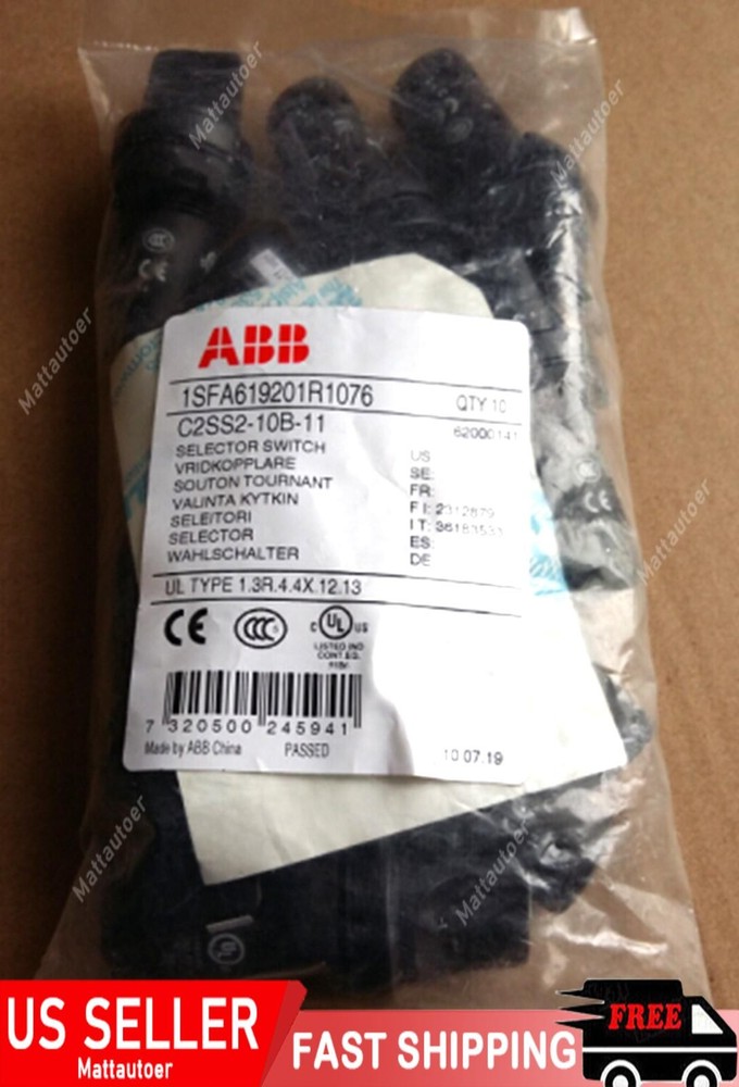10PCS/New ABB C2SS2-10B-11 Selector Switch US Free TAX