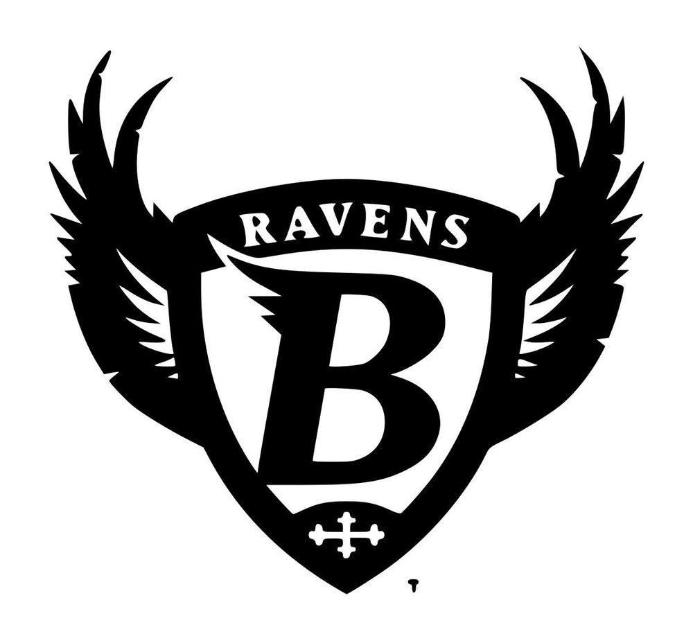 Baltimore Ravens Decal #2 5.5"x6" Choose Color