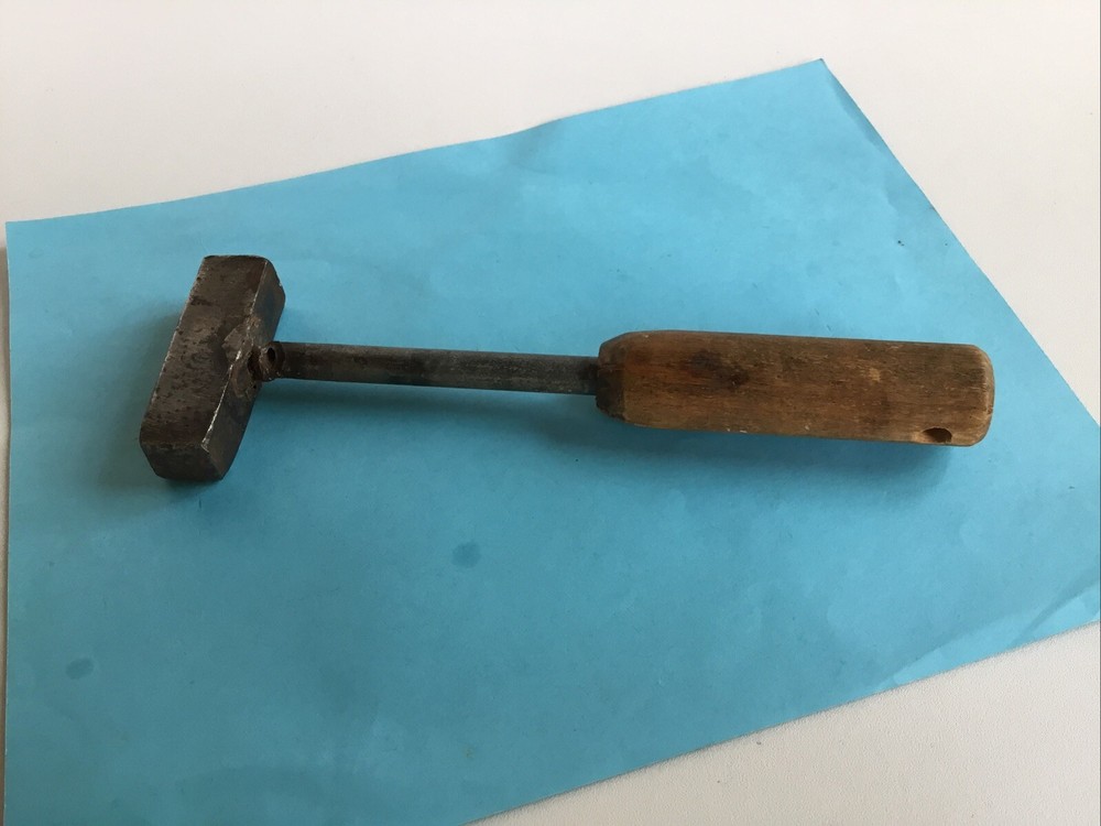 Rectangular 2.5" long Head 9.1 ounce Metal Working Hammer