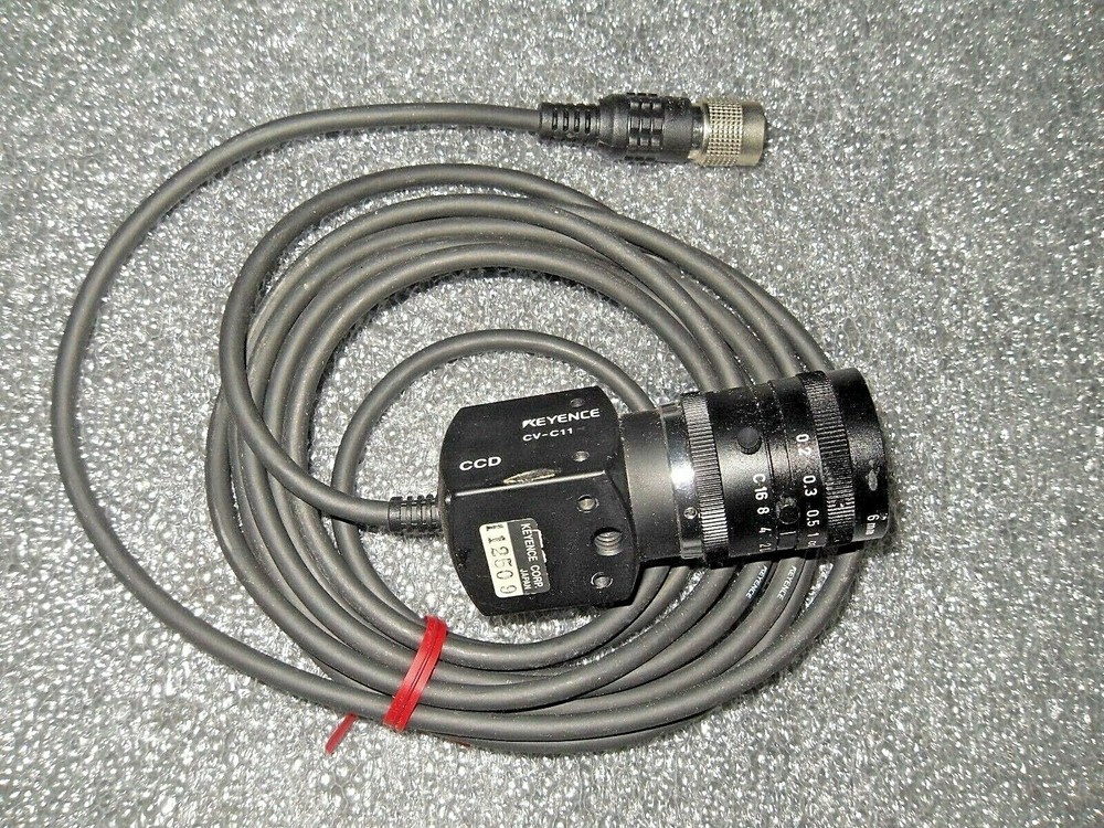 Keyence CV-C11 CCD Machine Vision Camera w/ 2M Cable