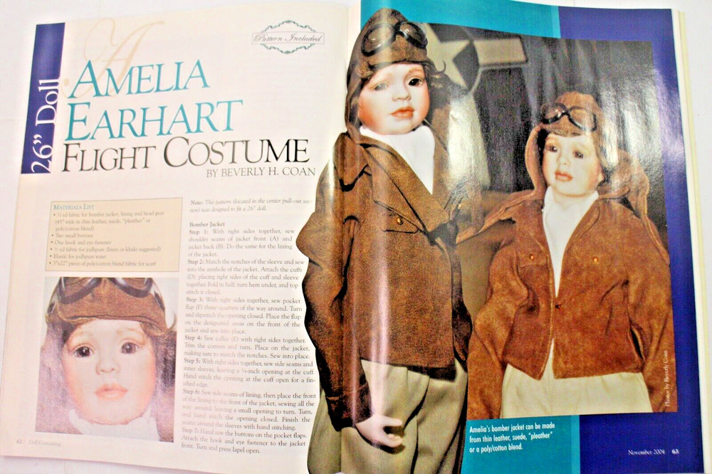 Doll Costuming with Patterns November 2004