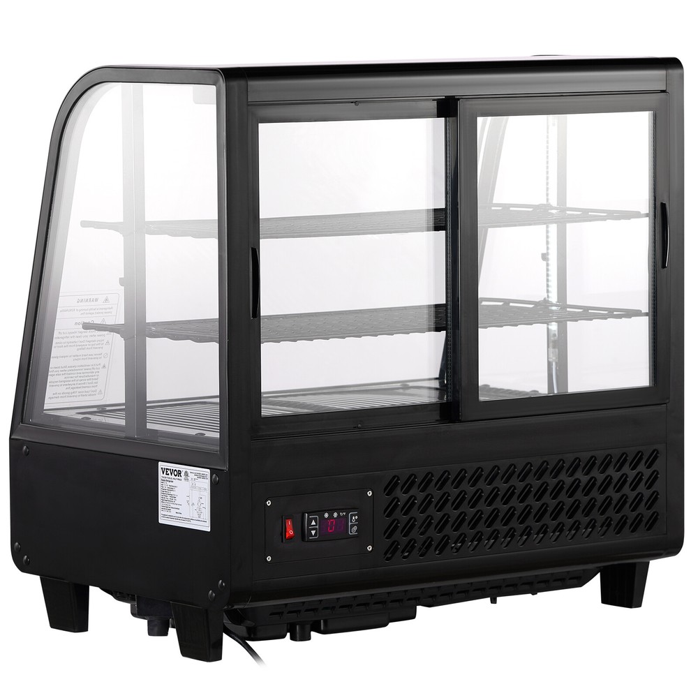 VEVOR 3.5 Cu.Ft Countertop Refrigerated Display Case Bakery Merchandiser Fridge