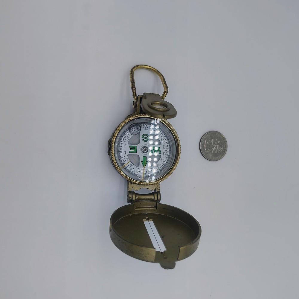 Vintage Engineer Directional Compass 3 1/2" X 2"