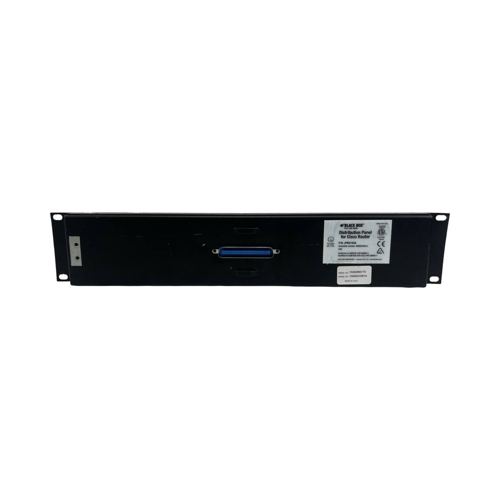 Black Box 724-746-5500 Distribution Panel For Cisco Router