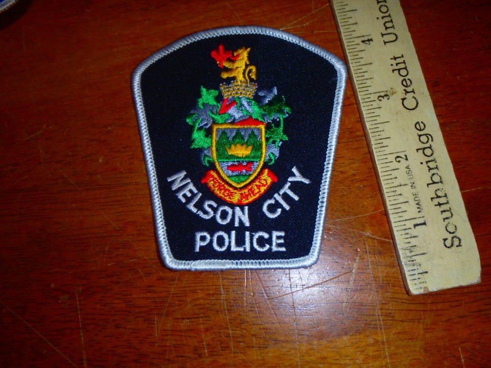 NELSON CITY CANADA EARLY VEST OBSOLETE PATCH   bx AAA#8