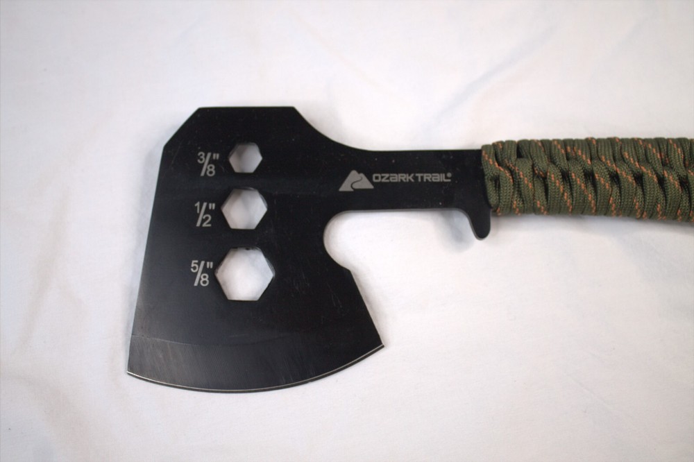 Ozark Trail Hatchet Axe with Paracord Wrapped Handle Includes Sheath NEW