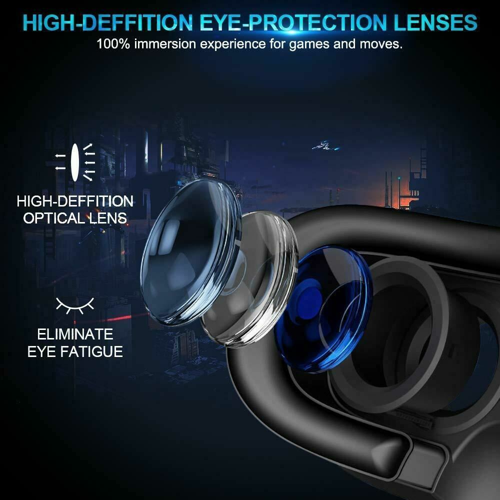 2018 Upgrade Version Pansonite VR Headset with Remote Controller 3D Virtual