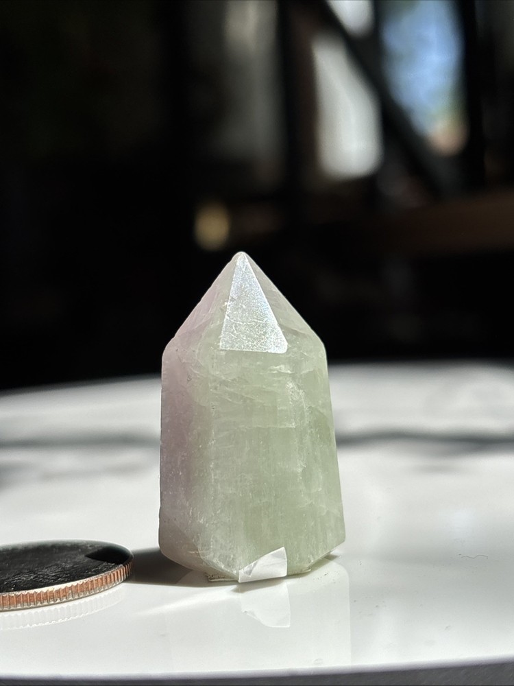 1.3" Kunzite/Hiddenite Combo Mini Tower 18 grams