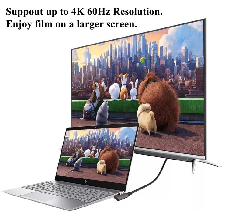 5 Pack- USB-C to USB-C -90 Degree Type-C Cable - 3 ft