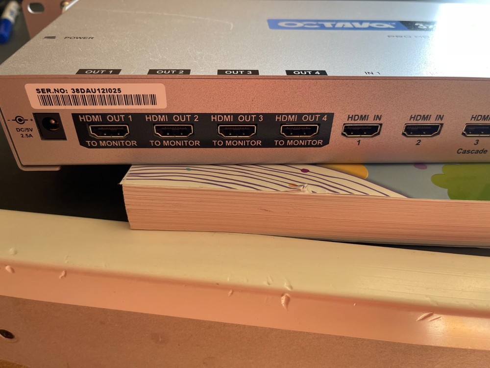 Octava 3x8 HD Distribution Amp (Untested)