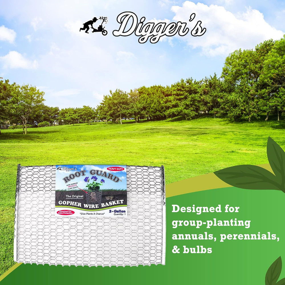 12 QTY Digger'S Heavy Duty Gopher Wire Baskets