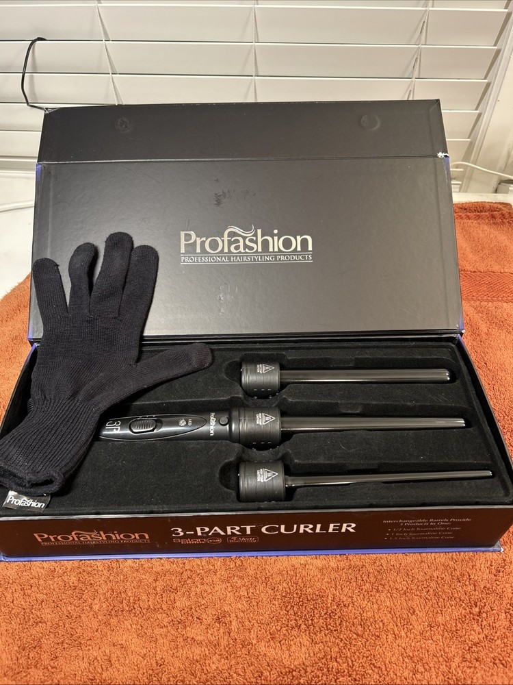 Profashion Trifecta Three Barrel Curling Wand PRO-5300PC