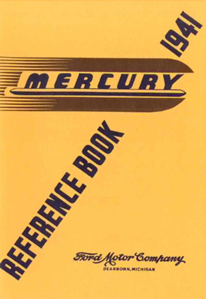 1941 Mercury Owners Manual User Guide Reference Operator Book Fuses Fluids OEM