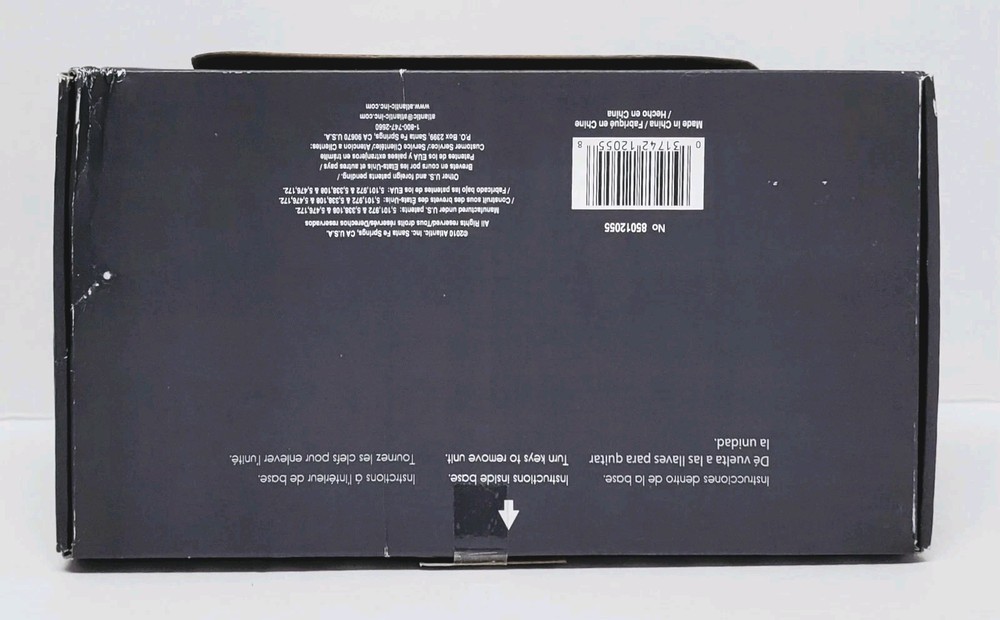 ATLANTIC Disc Manager 80 CD DVD BLU-RAY Protective Storage Organizer Case NEW