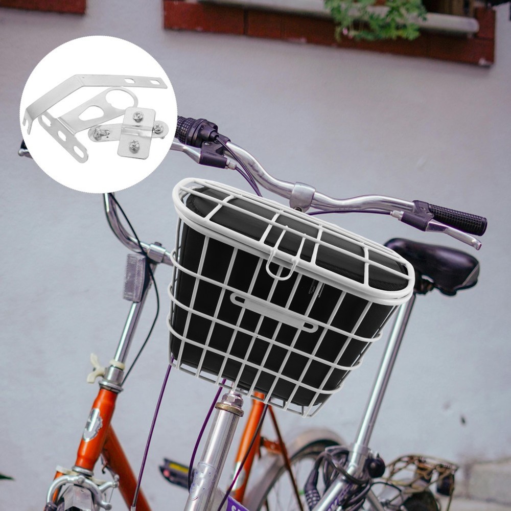 Bicycle Basket Stand Front Bike Support Mounting Attachment Hardware