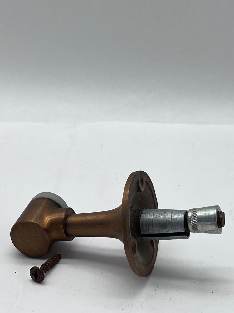 Door Stop Solid metal Wall Mount Bumper Commercial Hardware Copper color