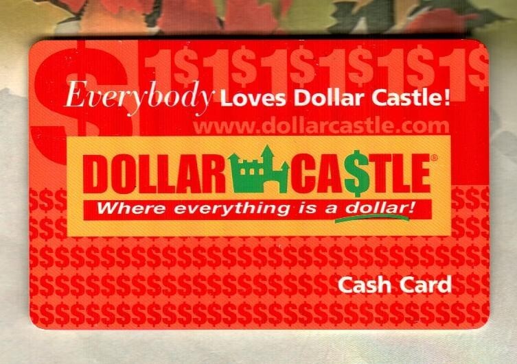 DOLLAR CASTLE Where Everything is a Dollar ( 2004 ) Gift Card ( $0 )