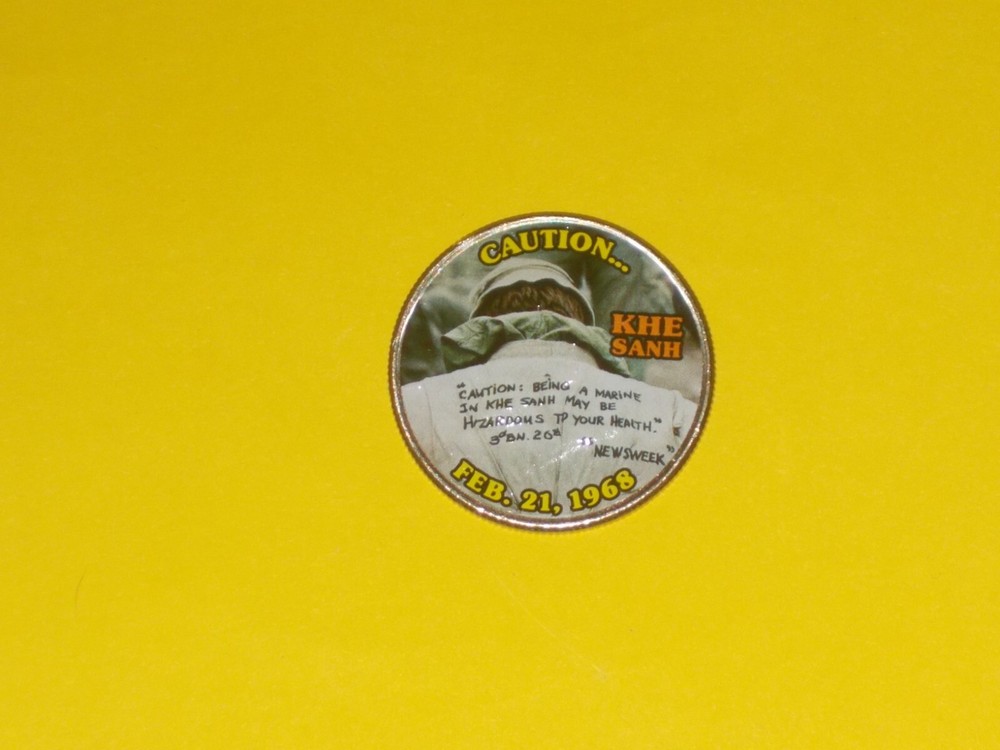 Colorized Kennedy Half Dollar - Khe Sanh - Caution K931