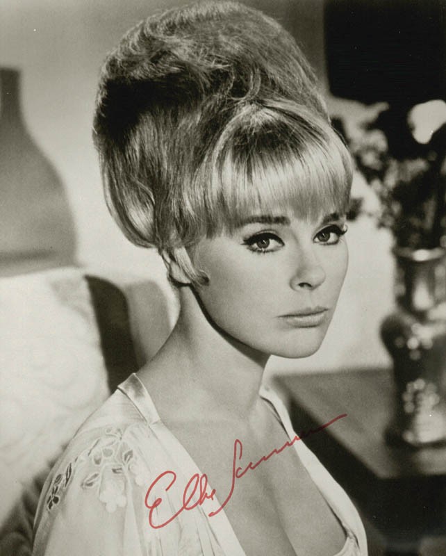 ELKE SOMMER - AUTOGRAPHED SIGNED PHOTOGRAPH