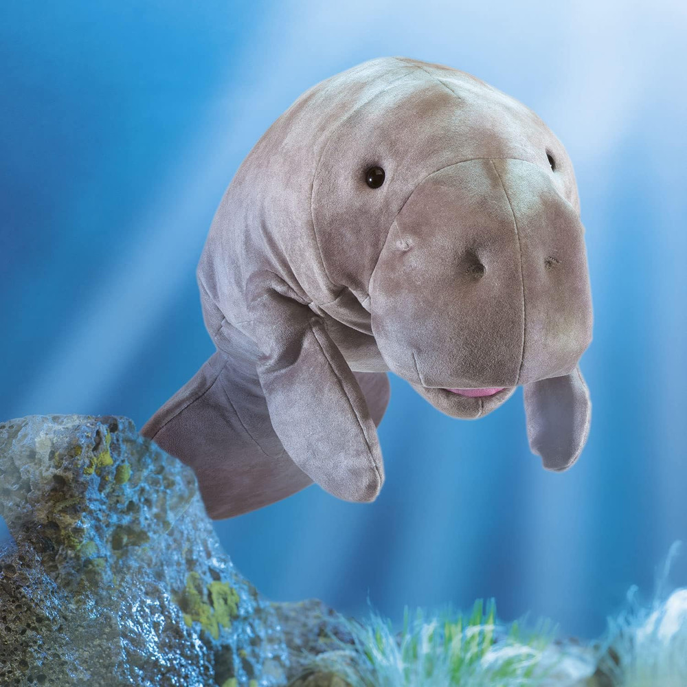 Manatee Hand Puppet,Gray