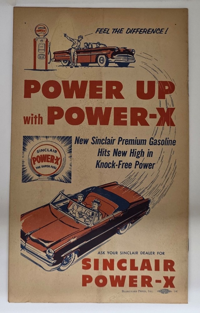 1954 NY Yankees Program Scorecard