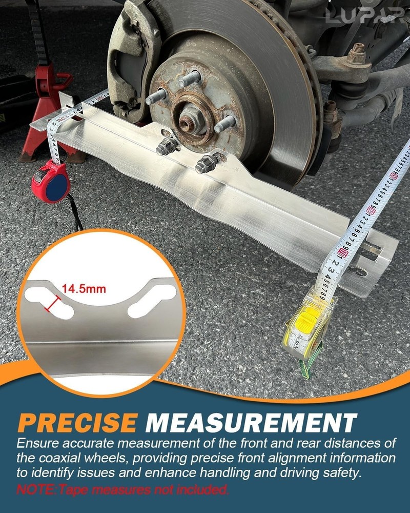 Precision Toe Alignment Tool Plates - Heavy Duty, Rust-Resistant & User-Friendly