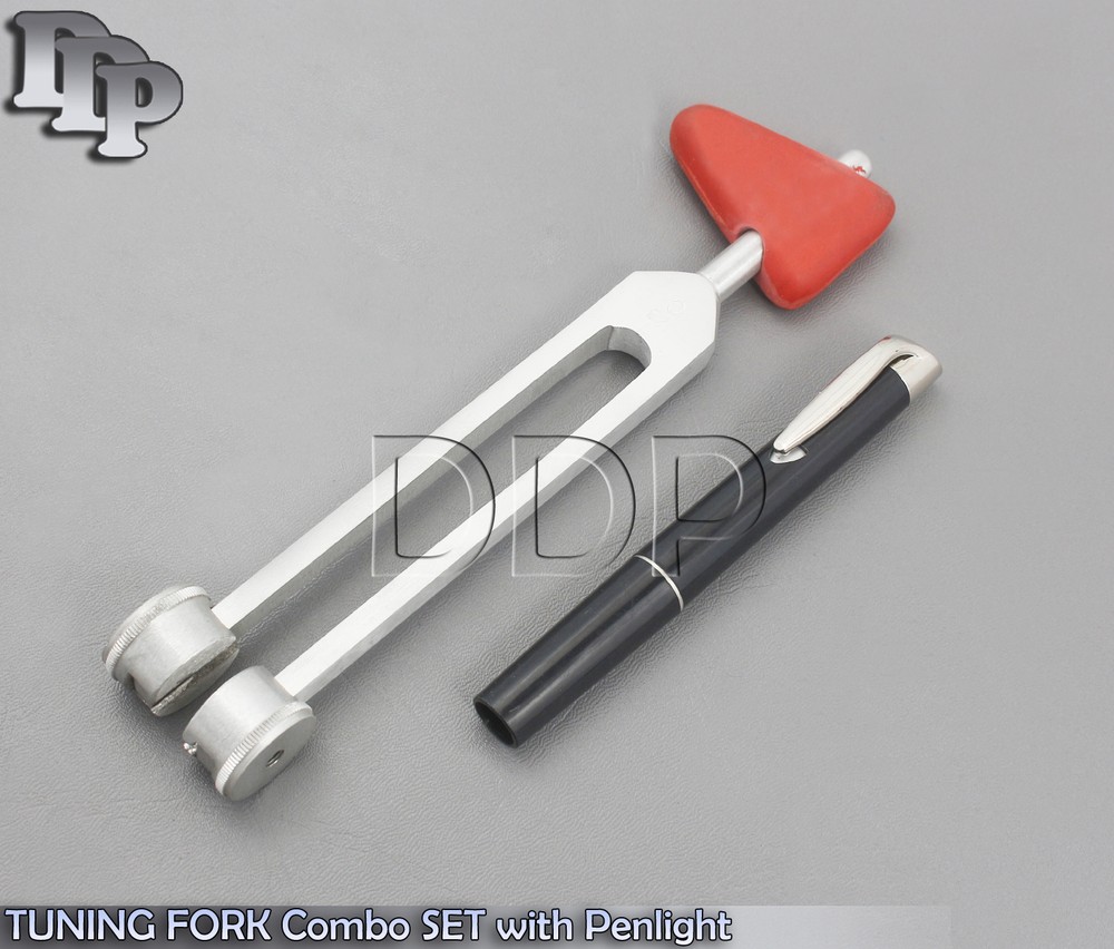 2 in 1 TAYLOR HAMMER C128 TUNING FORK Combo SET with Penlight