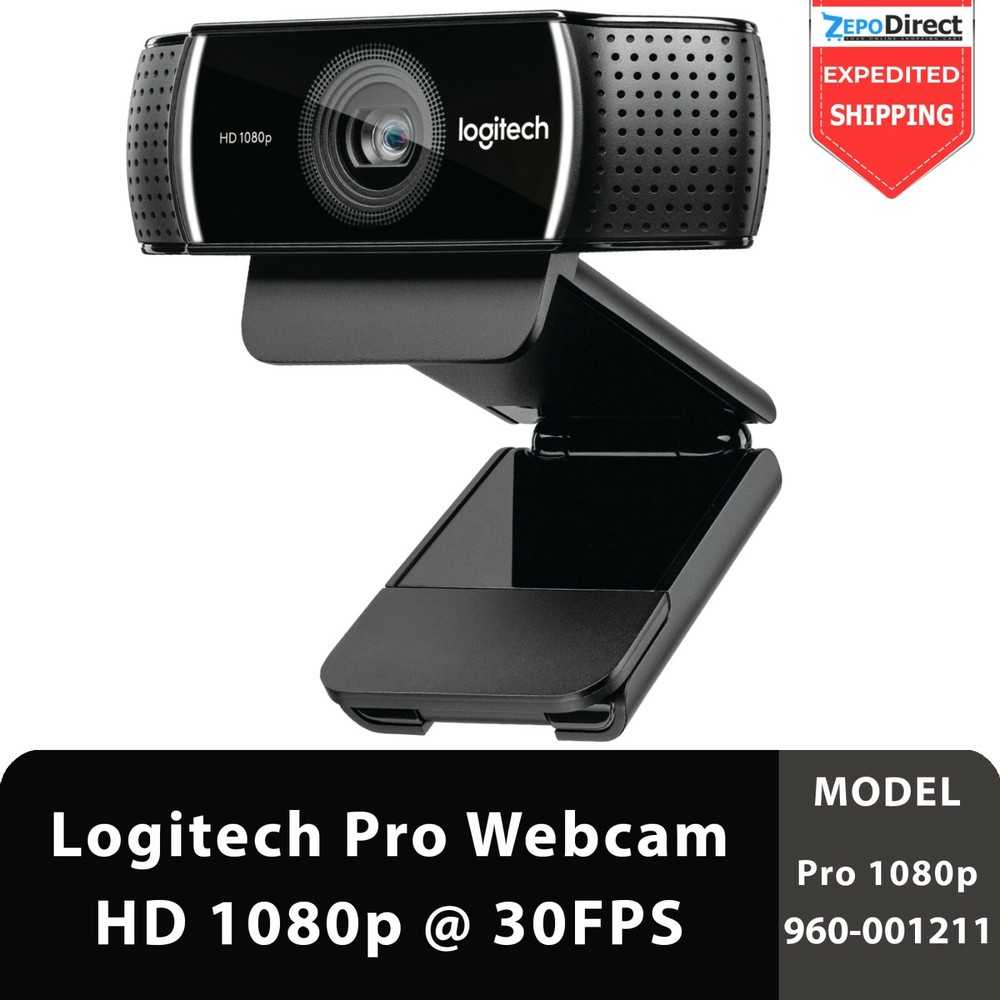 Logitech Pro Stream Webcam for Video Streaming & Recording HD 1080p - Like C922