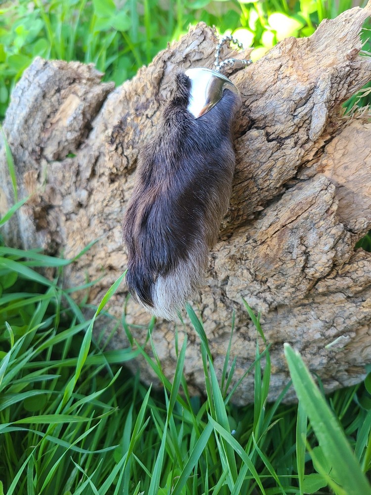 Lucky Rabbit Foot Keychain