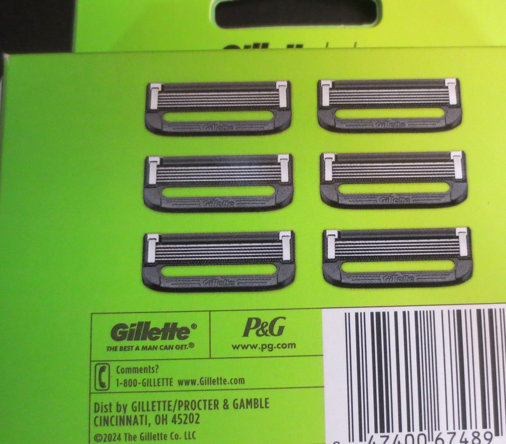 GilletteLabs Razor Blade Refills, 6 count