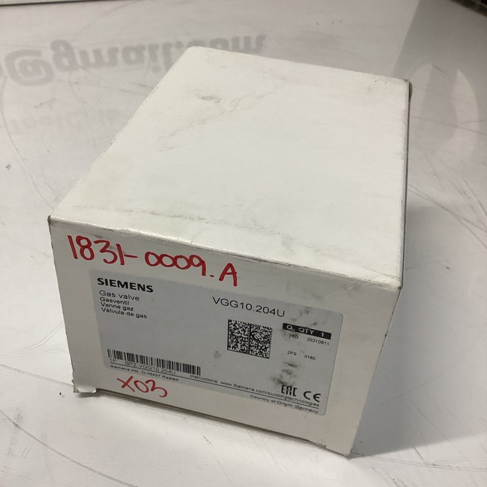 Siemens  VGG10.204U Gas Valve N-465