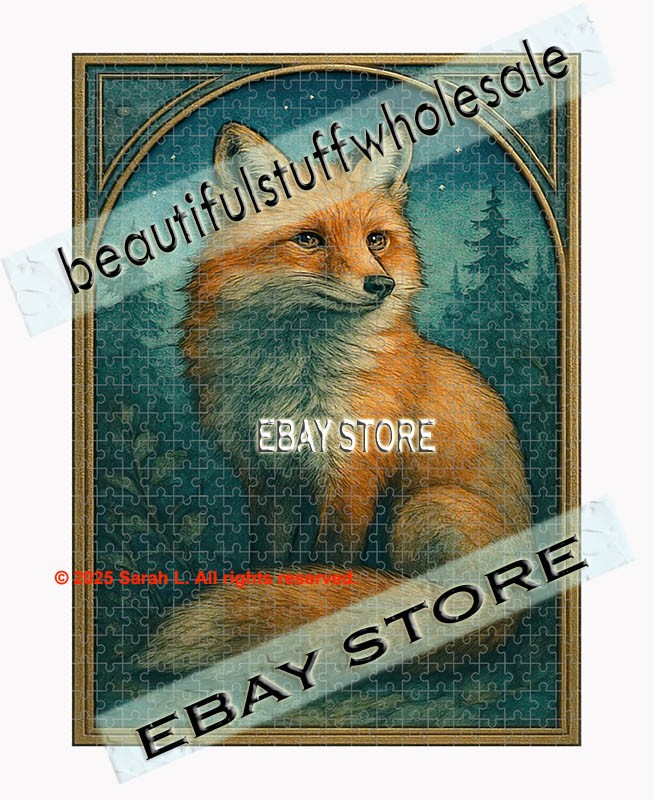500 piece jigsaw puzzle Fox Nature weaving