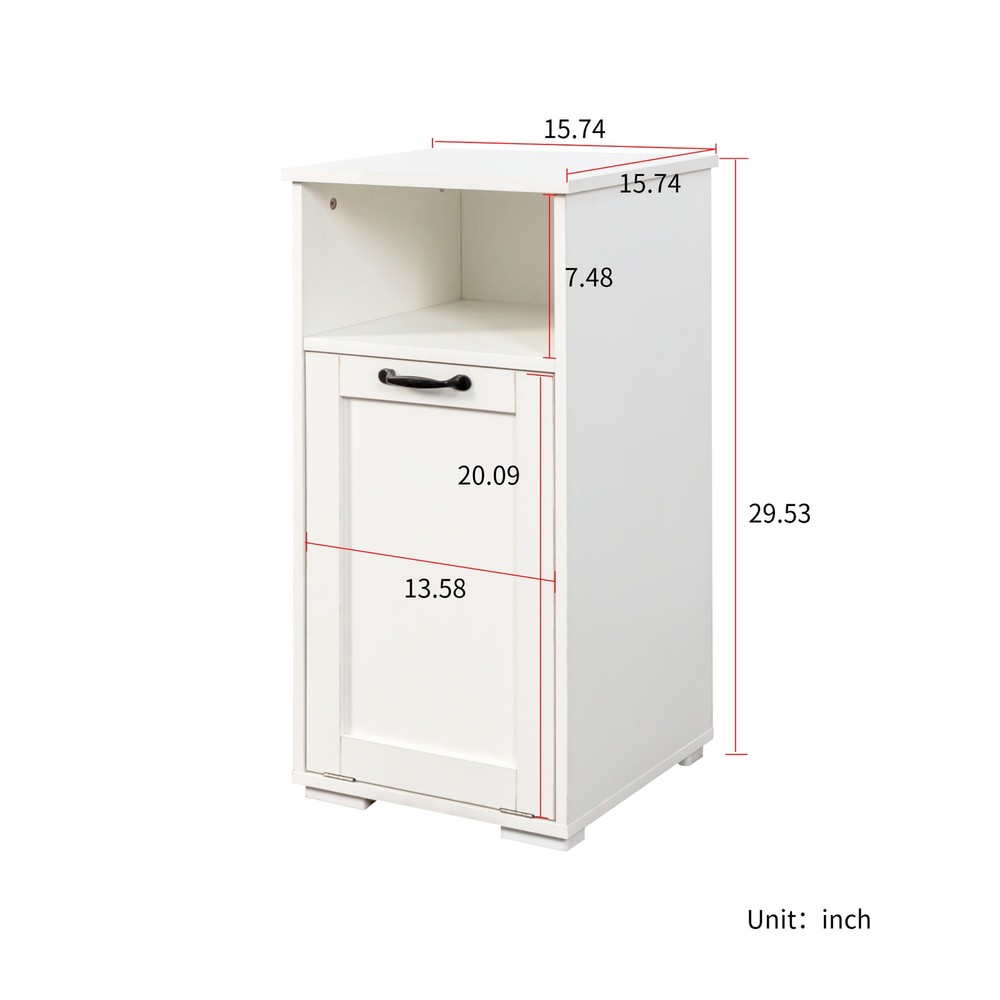 Laundry Cabinet with 1 Removable Liner Bag