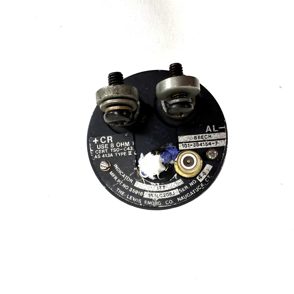 P/N: 101-384154-7 BEECHCRAFT ITT INDICATOR