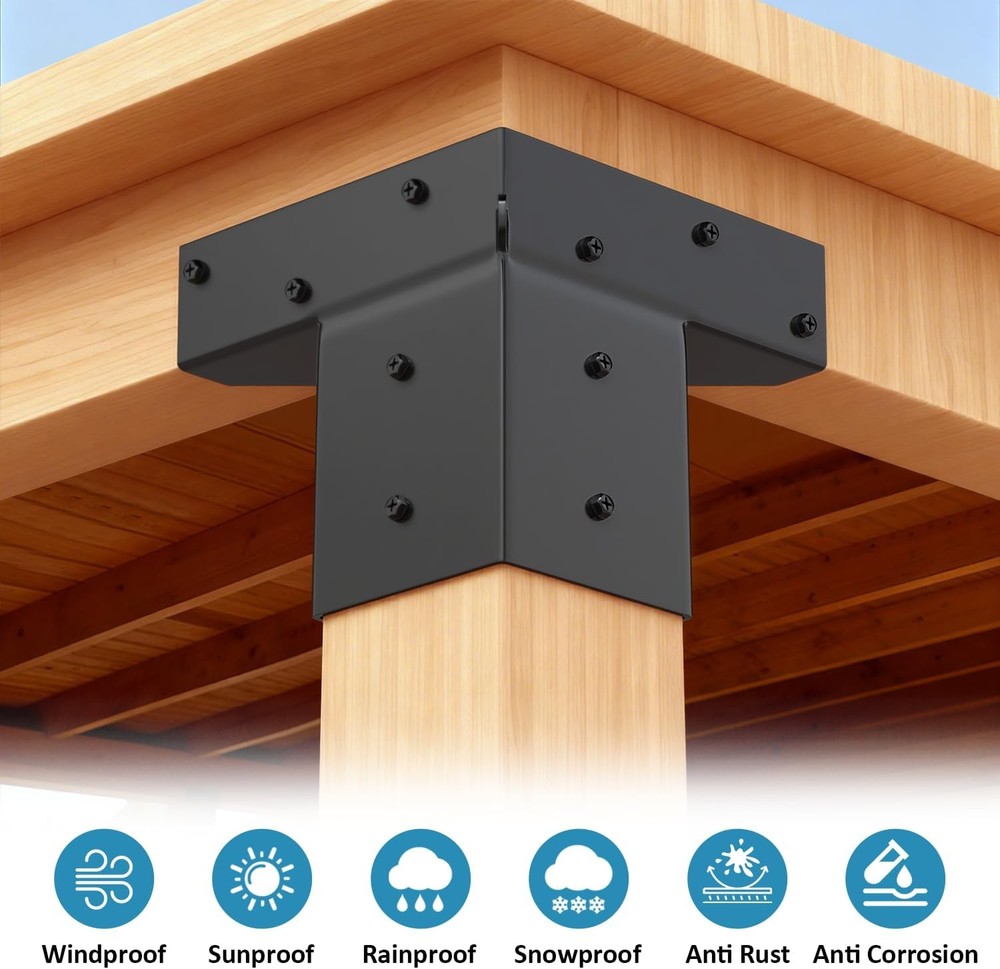 Deer Stand Brackets 4"X 4",Heavy-Duty Outdoor Elevator Stand,Deer Blind Brackets