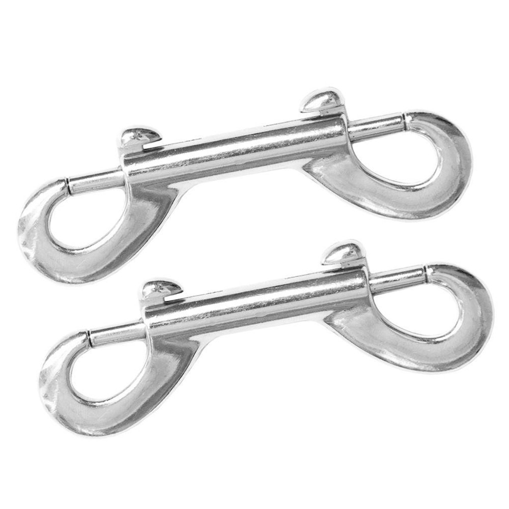 Double Ended Multi Purpose Snap Hook Clip Heavy Duty Pack of 2