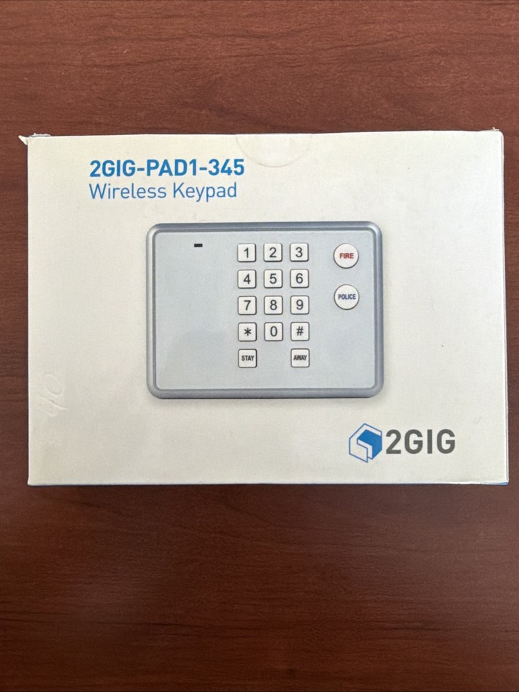 2GIG WIRELESS KEYPAD  2GIG – PAD 1–345 ￼