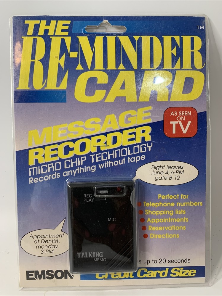 Emson The Reminder Card Message Recorder
