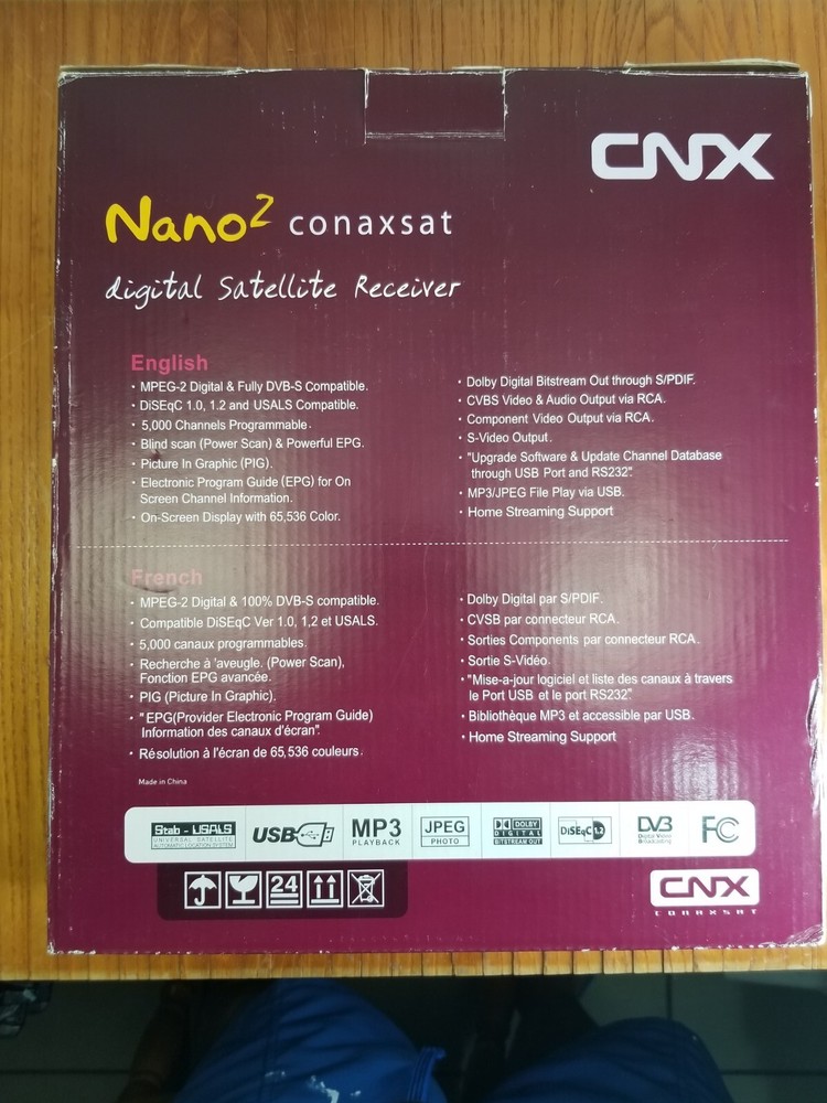 Conaxsat Nano 2 USB PVR Digital Satellite Receiver