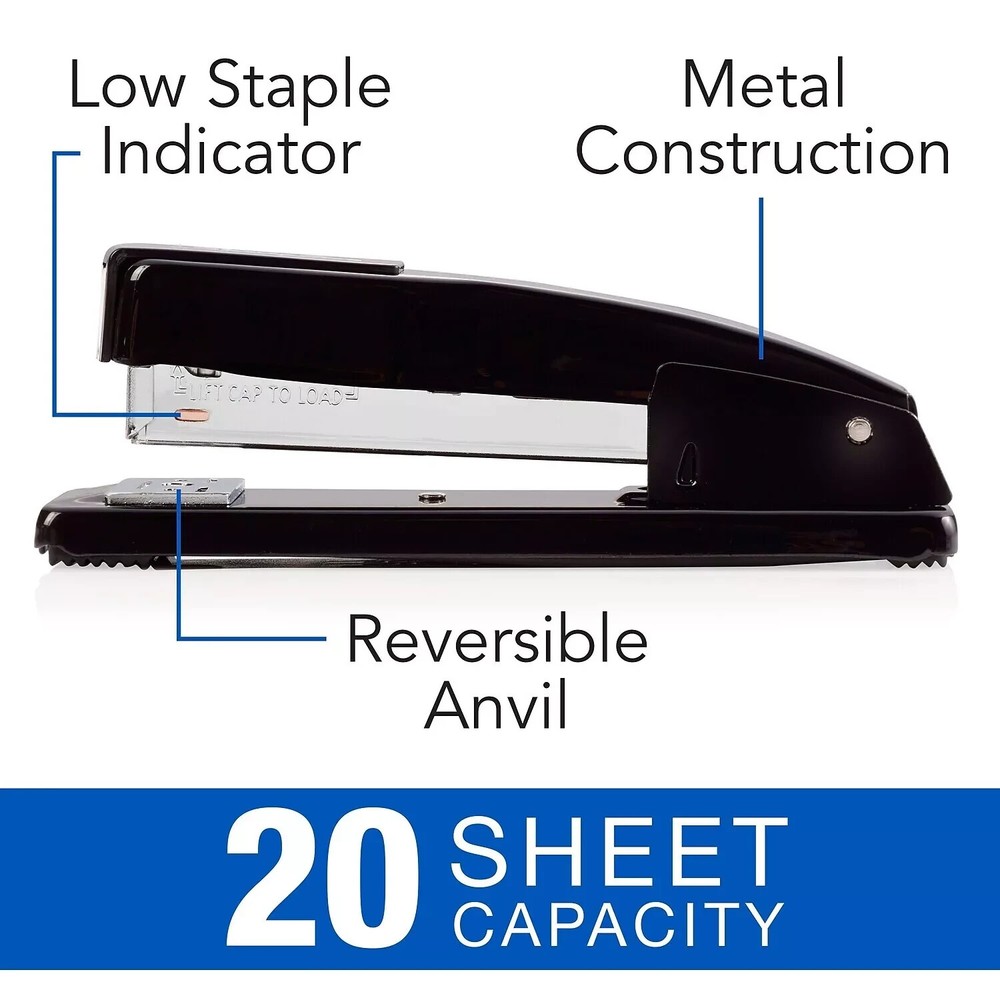 Swingline Commercial Heavy-Duty Stapler – 210 Staples Capacity, 20-Sheet Binding
