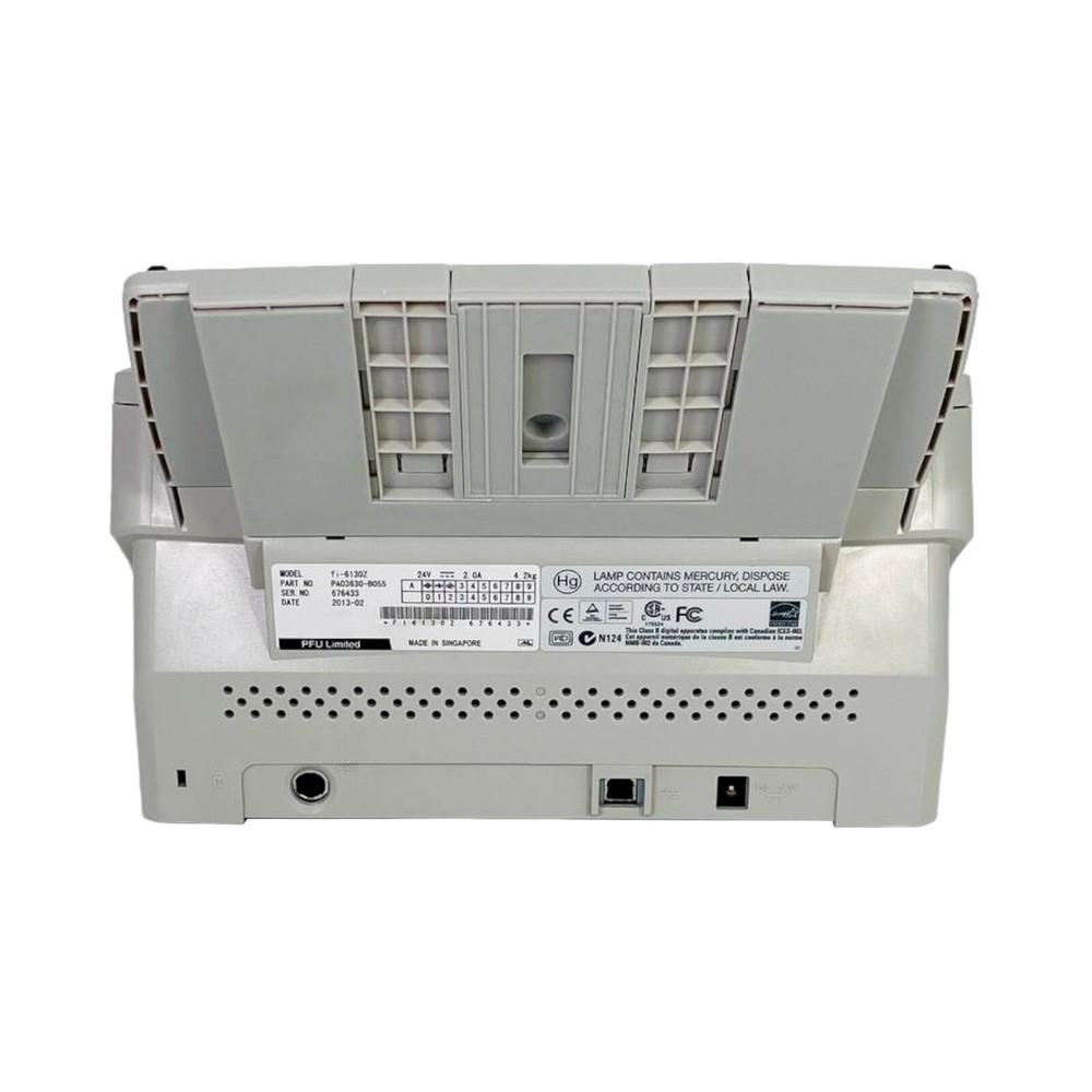 Fujitsu FI-6130Z Scanner COMPLETE SET (AC Adapter; USB Cable; USB Setup Drivers)