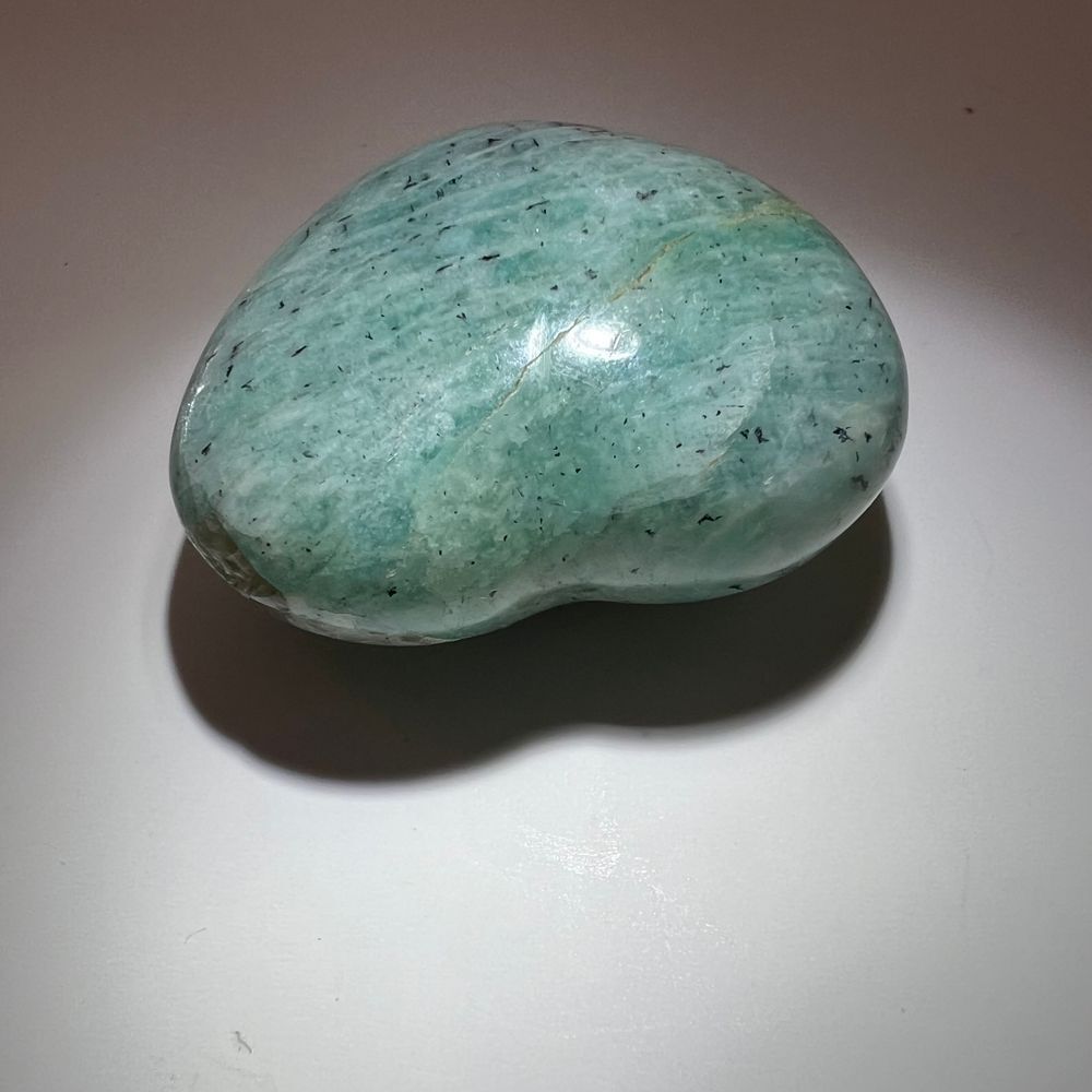 Amazonite Heart Carving (2)