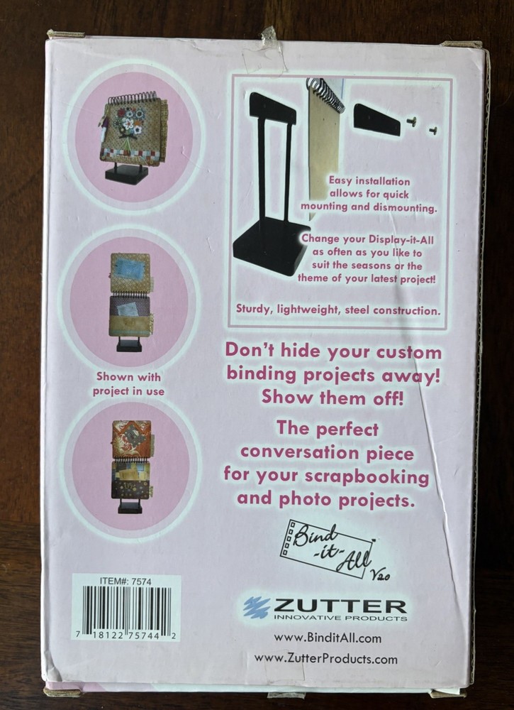 Zutter "Display-it-All" Metal Stand For Scrapbooking