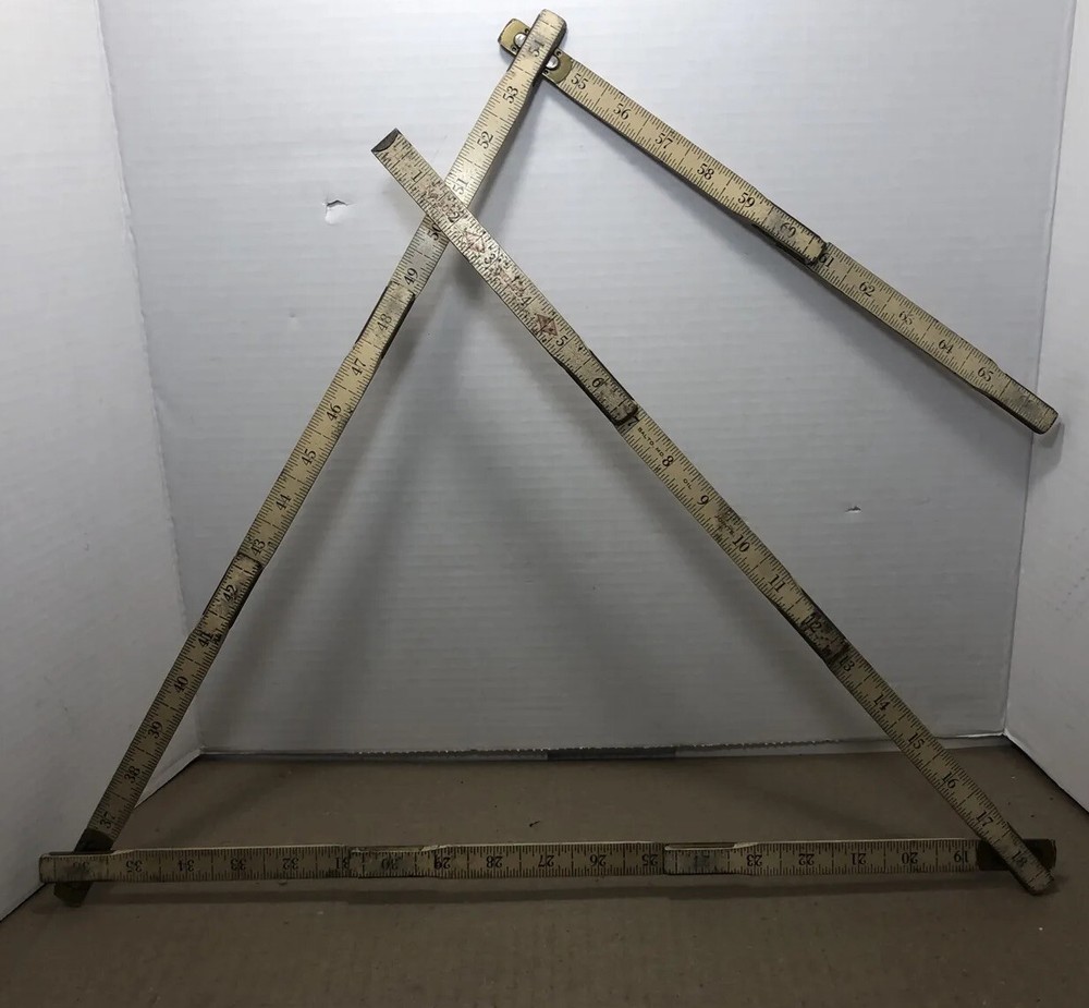 Vintage Triumph Jointed Yardstick 72”